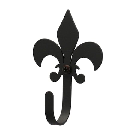 Micasa Fleur-de-Lis Wall Hook Small Black MI702513